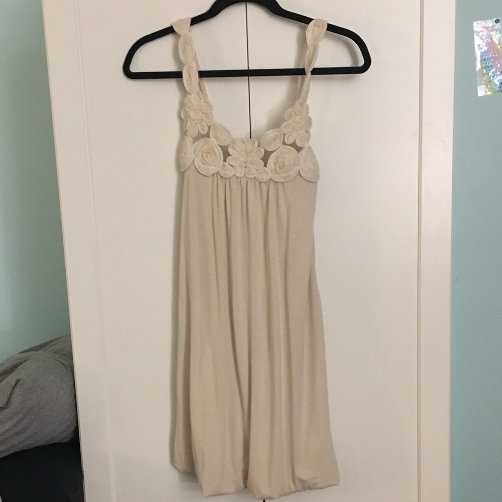 Beige summer dress